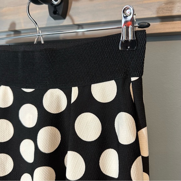 Wal G Skater Mini Skirt in Black/White Polka Dot - Picture 3 of 7